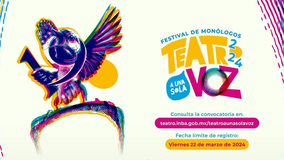 Convocan gobiernos estatal y federal al “Festival de Monólogos 2024”